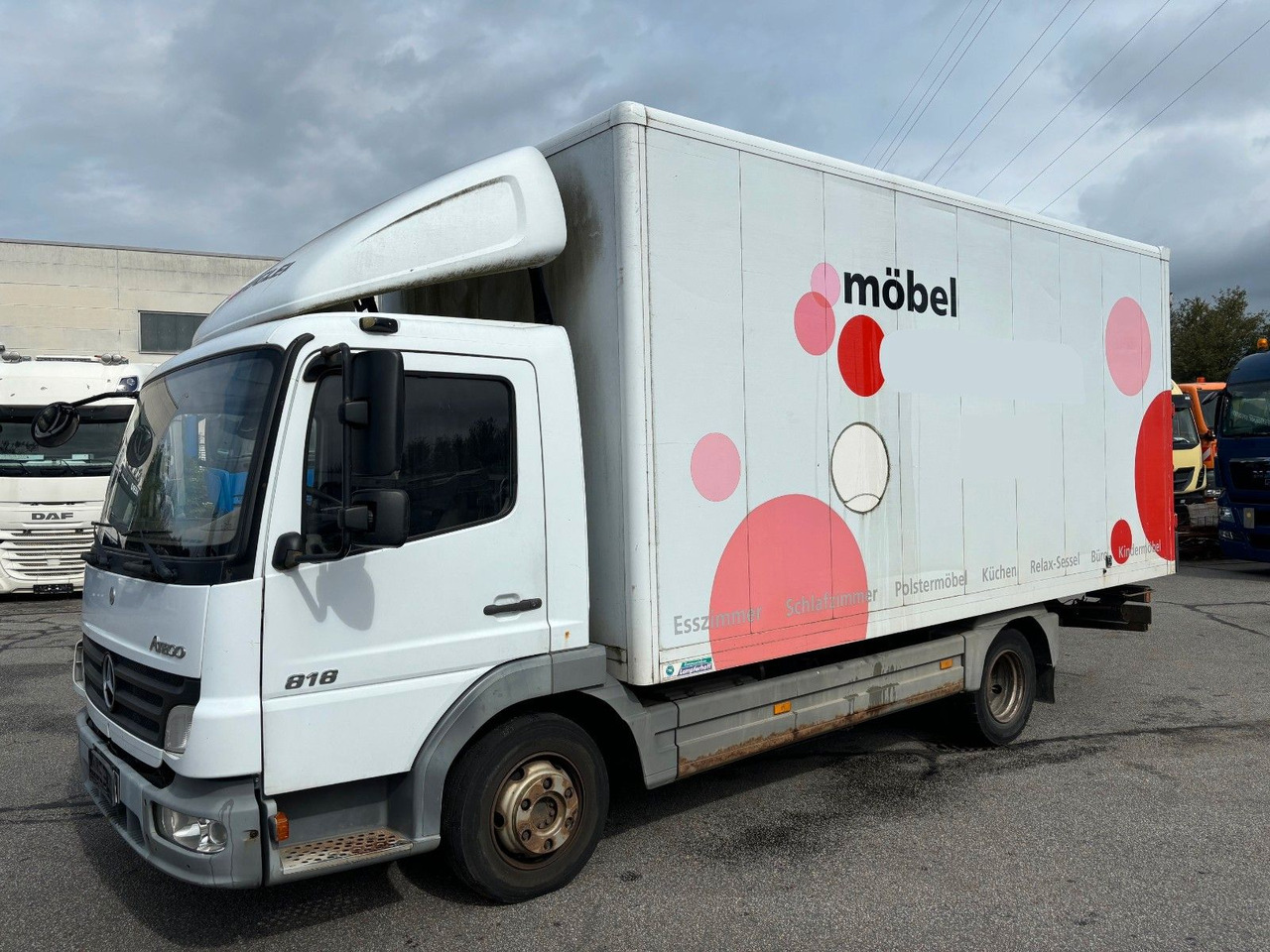 Mercedes-Benz Atego 818 Kurze Radstand Blattfederung - Dostavno vozilo sa zatvorenim sandukom: slika 5 Mercedes-Benz Atego 818 Kurze Radstand Blattfederung - Dostavno vozilo sa zatvorenim sandukom: slika 5