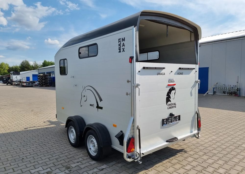 Novu Prikolica za konje CHEVAL LIBERTÉ MultiMax przyczepa na dwa konie | duża siodlarnia | drzwi boczne | 2600 kg DMC | 380×181 cm  |  ALUMINIOWA | Debon | dostawa | mocna i solidna |: slika 7
