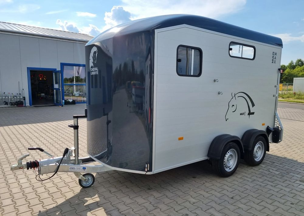 Novu Prikolica za konje CHEVAL LIBERTÉ MultiMax przyczepa na dwa konie | duża siodlarnia | drzwi boczne | 2600 kg DMC | 380×181 cm  |  ALUMINIOWA | Debon | dostawa | mocna i solidna |: slika 9