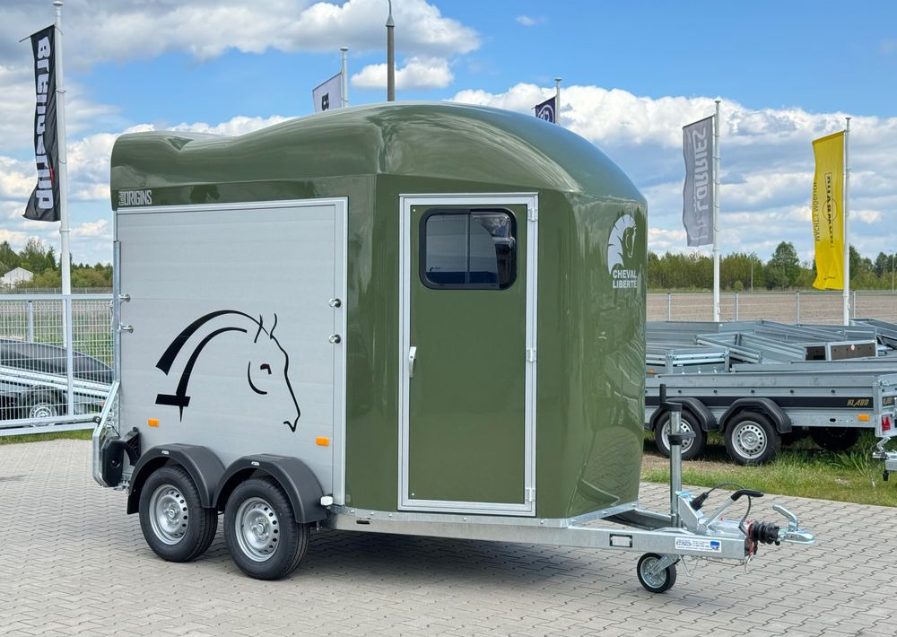 Cheval Liberte Gold Orgin Alu + siodlarnia , do przewozu 2 koni , 2000 kg - Prikolica za konje: slika 1 Cheval Liberte Gold Orgin Alu + siodlarnia , do przewozu 2 koni , 2000 kg - Prikolica za konje: slika 1
