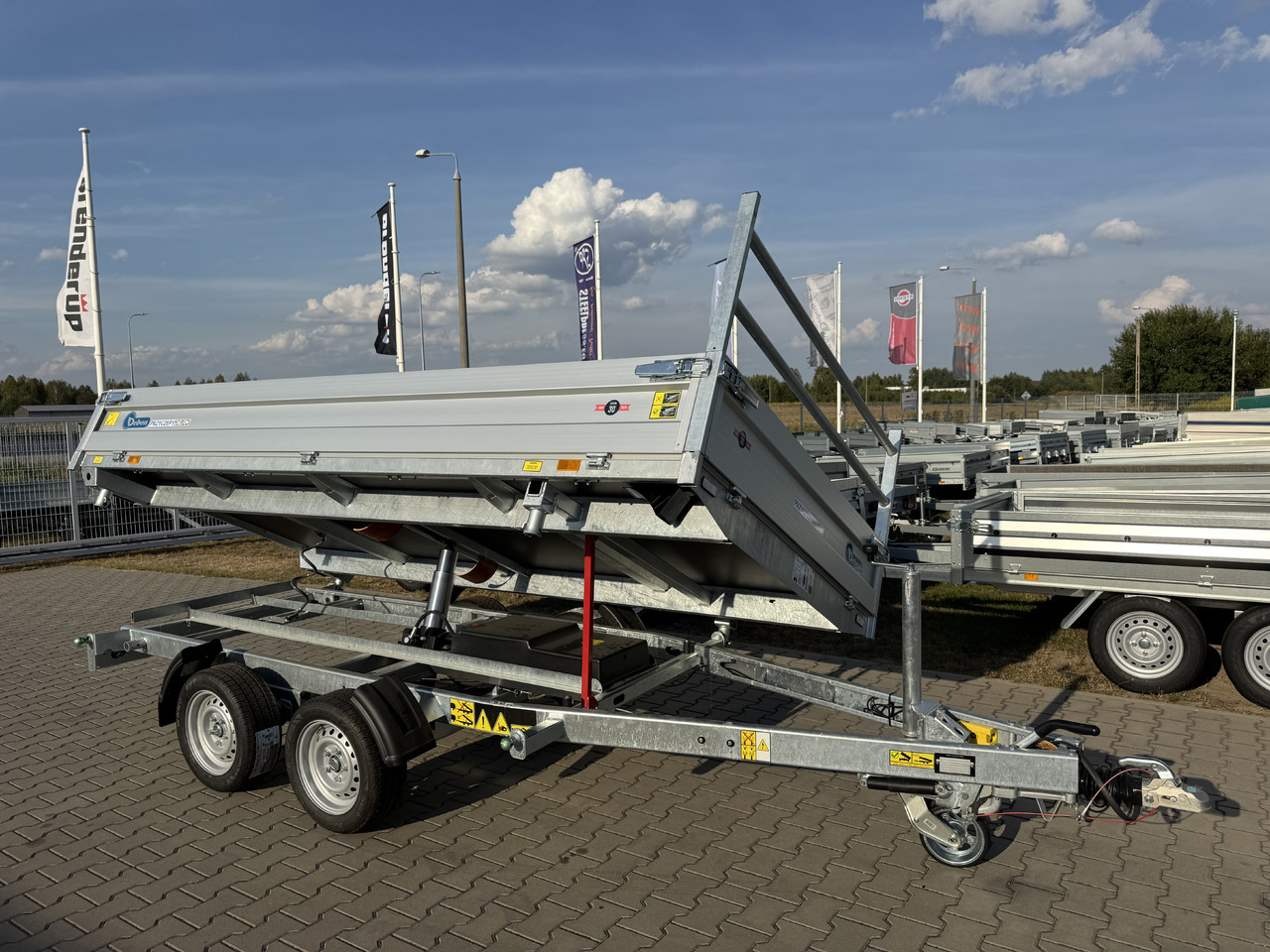 Novu Prikolica istovarivača DEBON PW 3.6 Electric  360x180 cm 3.5T: slika 14