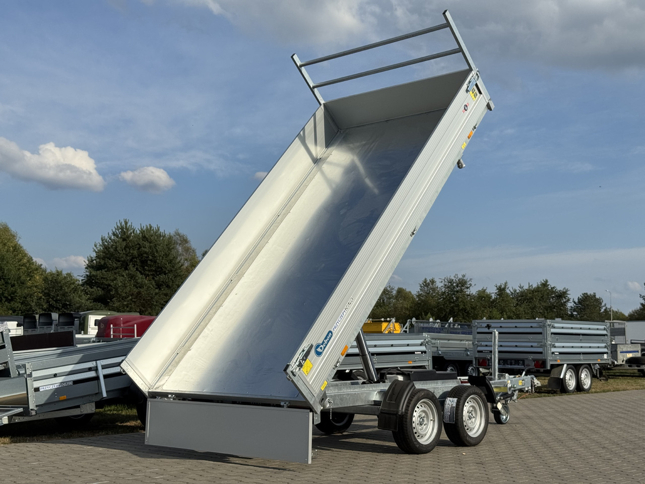 Novu Prikolica istovarivača DEBON PW 3.6 Electric  360x180 cm 3.5T: slika 11