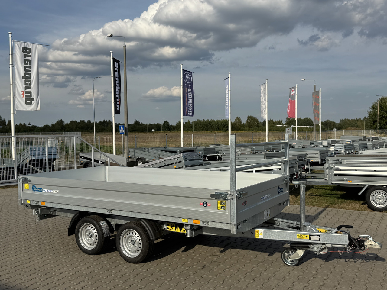 DEBON PW 3.6 Electric 360x180 cm 3.5T - Prikolica istovarivača: slika 2 DEBON PW 3.6 Electric 360x180 cm 3.5T - Prikolica istovarivača: slika 2