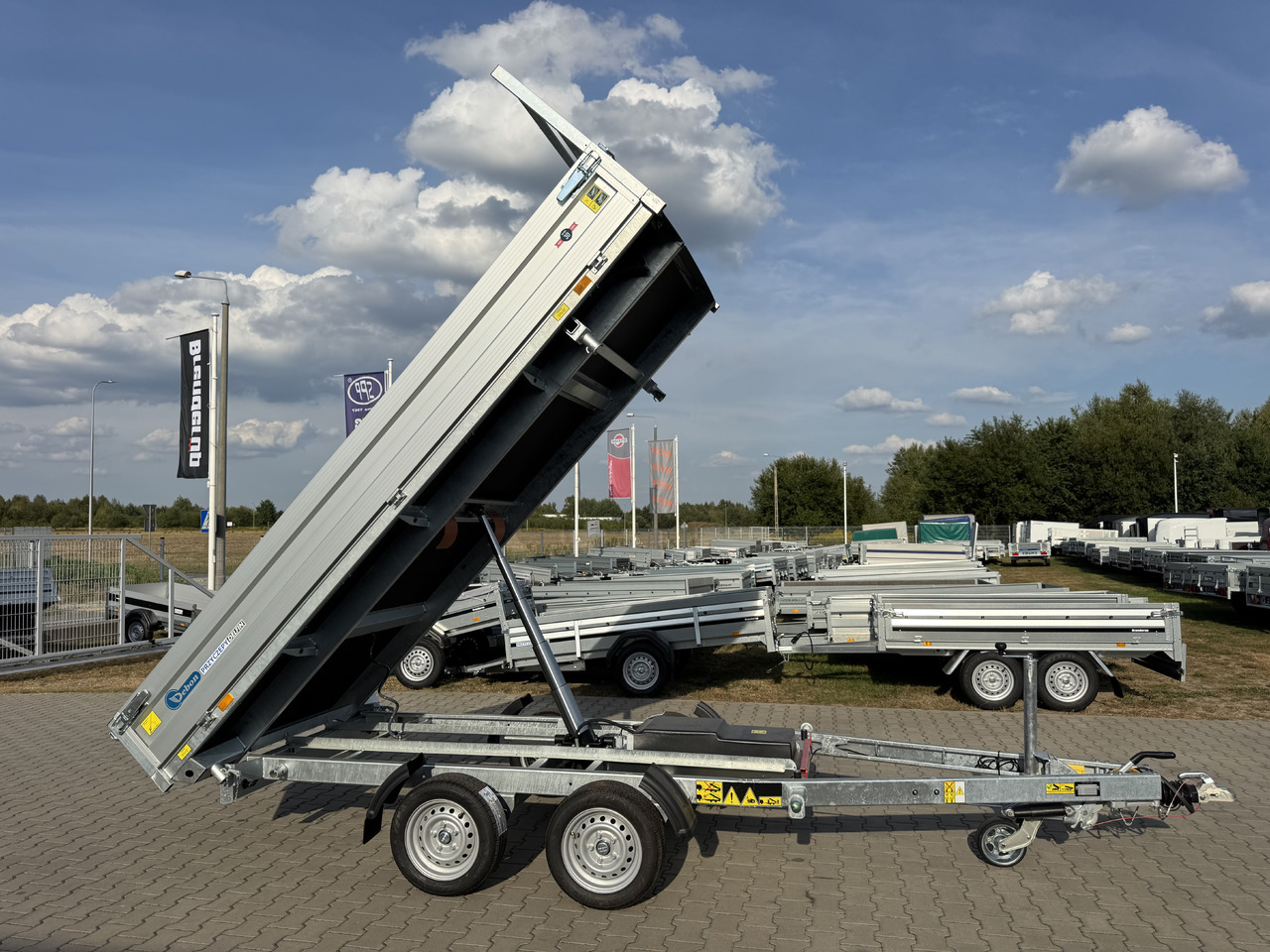 DEBON PW 3.6 Electric 360x180 cm 3.5T - Prikolica istovarivača: slika 1 DEBON PW 3.6 Electric 360x180 cm 3.5T - Prikolica istovarivača: slika 1