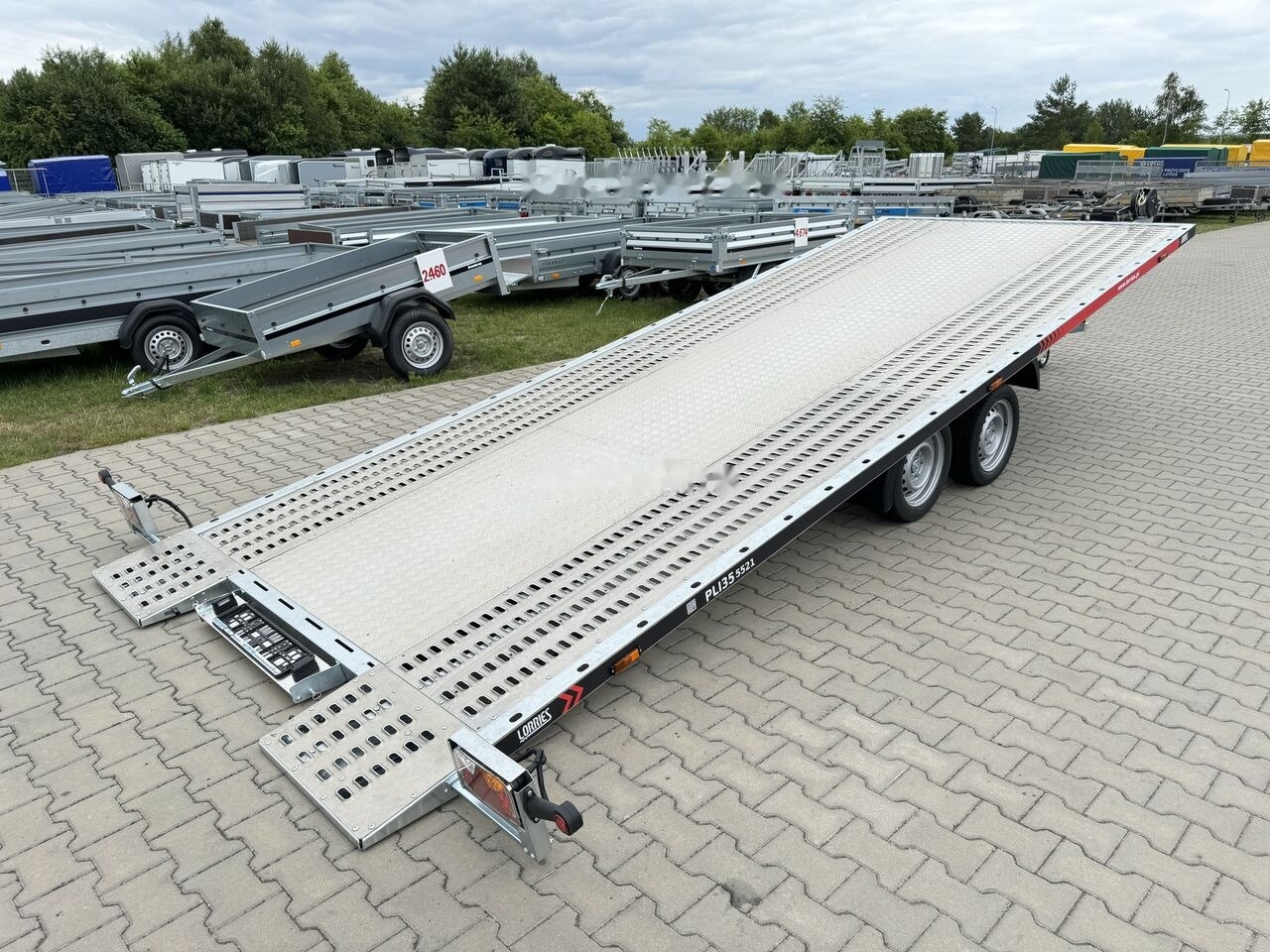 Novu Prikolica za prevoz automobila Lorries PLI35-5521 laweta 550x210 cm 2-osiowa 3500kg DMC uchylna: slika 19
