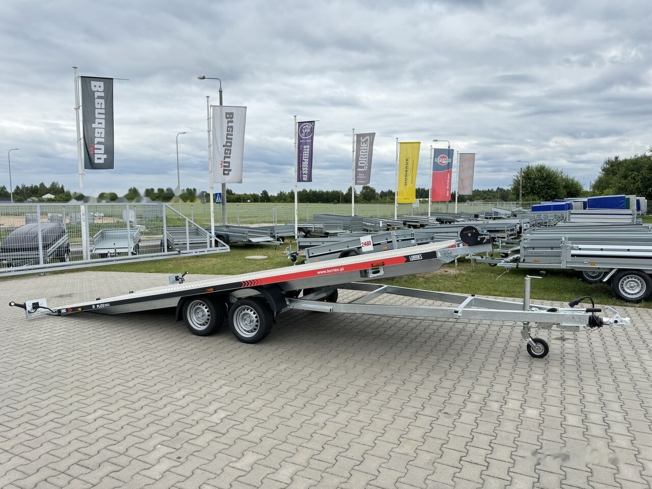 Novu Prikolica za prevoz automobila Lorries PLI35-5521 laweta 550x210 cm 2-osiowa 3500kg DMC uchylna: slika 11