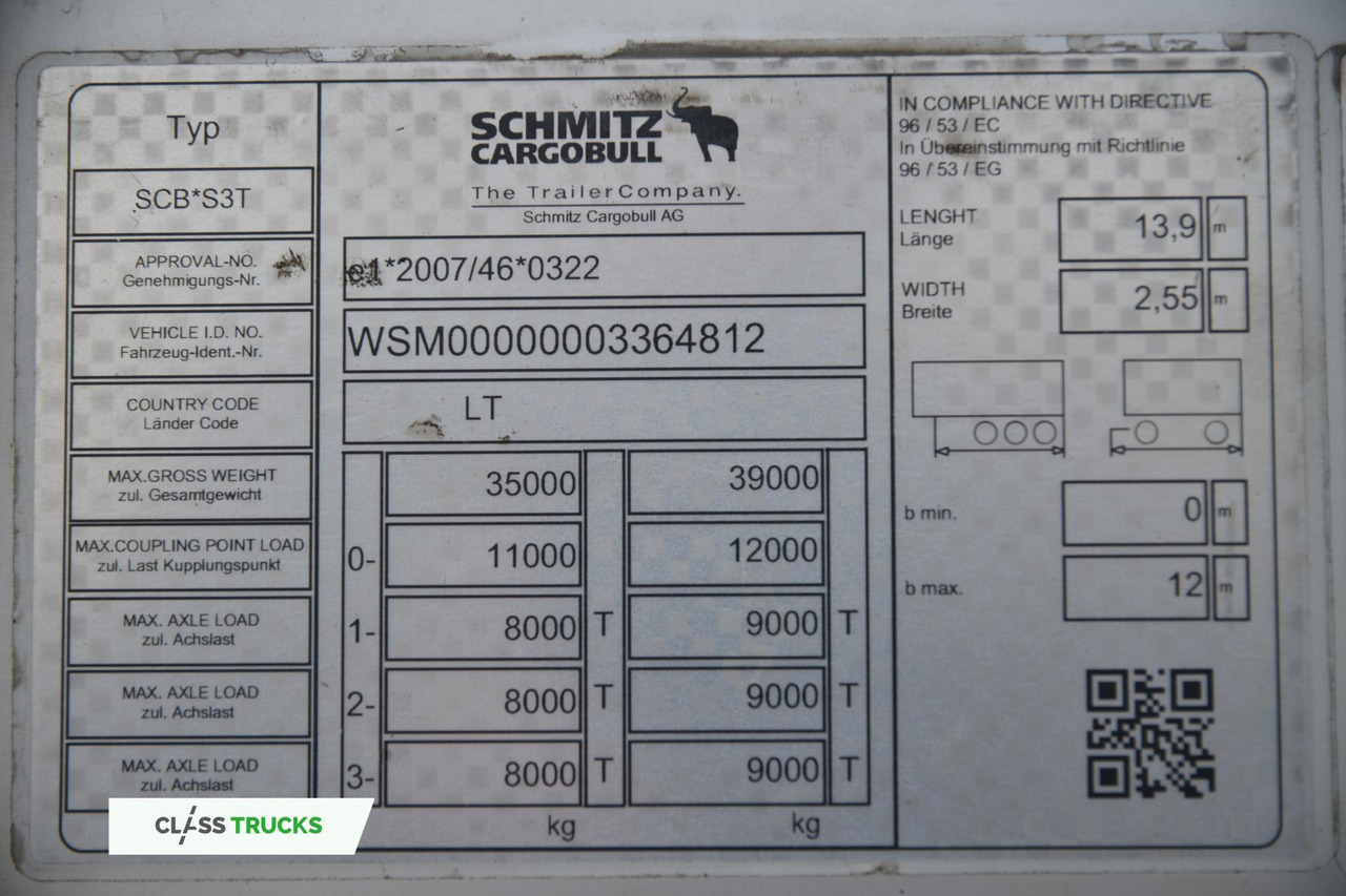 Poluprikolica sa ceradom Schmitz Cargobull SCS24/L Varios: slika 18 Poluprikolica sa ceradom Schmitz Cargobull SCS24/L Varios: slika 18