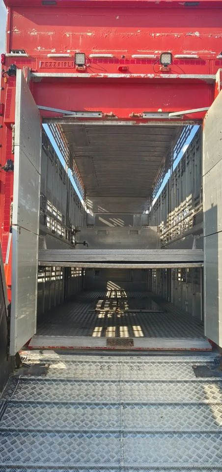 Poluprikolica za prevoz stoke Pezzaioli 2017 / 3 POZIOMY / TRANSPORT ZWIERZĄT / HYDRAULIKA / STEROWANIE PILOTEM/ PODNOSZONY DACH /: slika 16