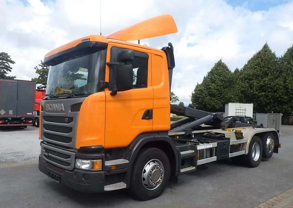 Scania G 450 — Hakowiec / Retarder / Pełna pneumatyka / Skrętna oś / Euro 6/ 6x2 - Kamion sa hidrauličnom kukom: slika 1 Scania G 450 — Hakowiec / Retarder / Pełna pneumatyka / Skrętna oś / Euro 6/ 6x2 - Kamion sa hidrauličnom kukom: slika 1