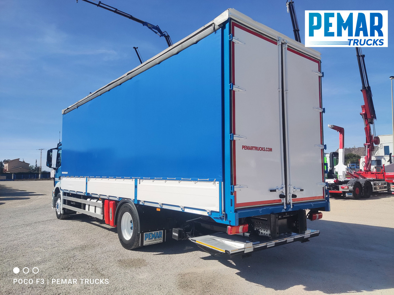 Kamion sa ceradom MERCEDES-BENZ ANTOS 1827 SEMITAUTLINER RETARDER: slika 7