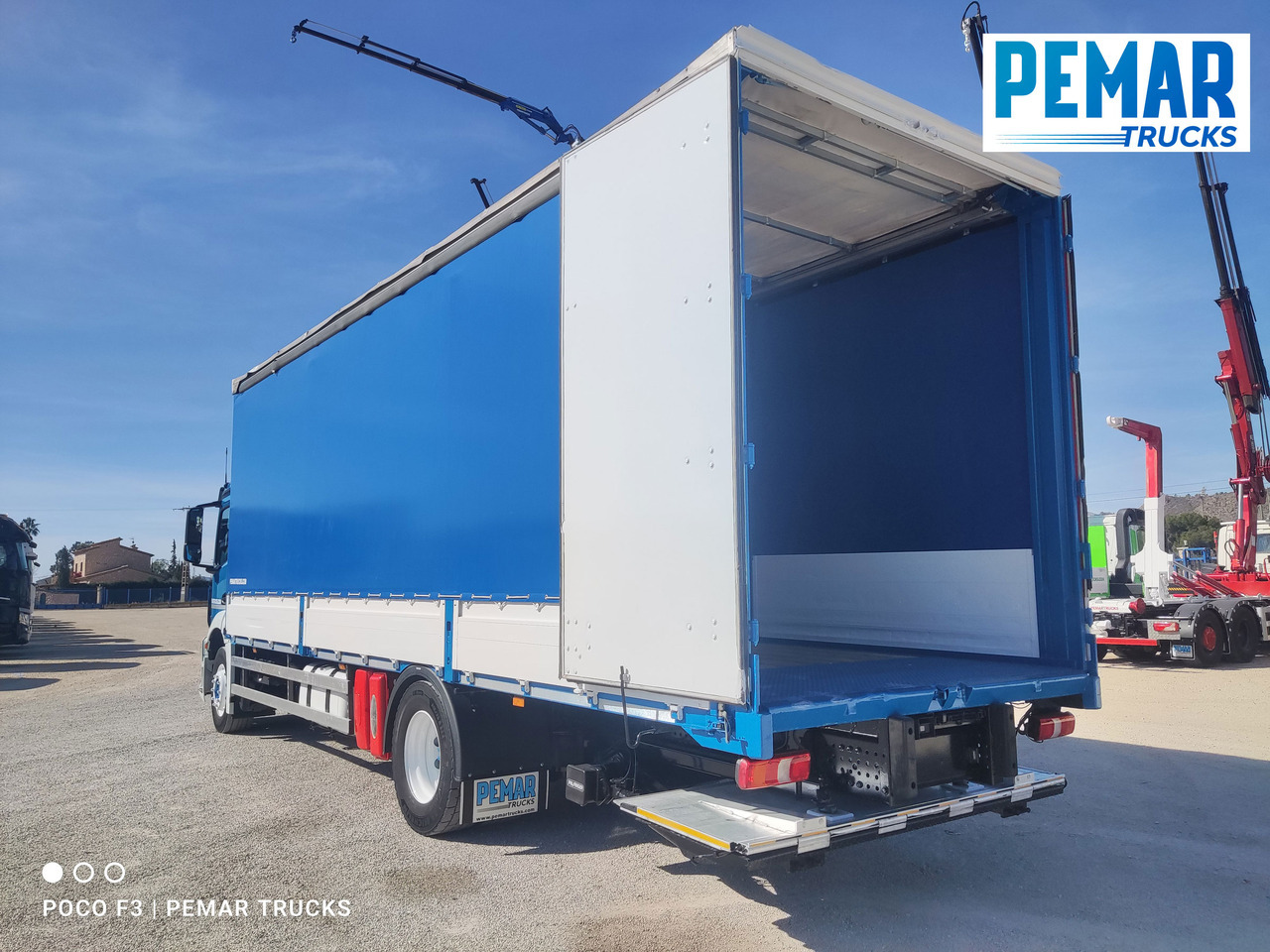 Kamion sa ceradom MERCEDES-BENZ ANTOS 1827 SEMITAUTLINER RETARDER: slika 14
