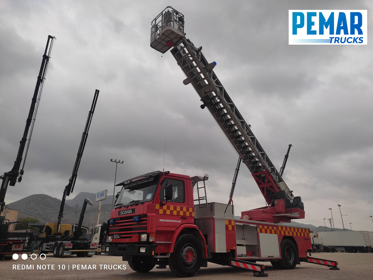 SCANIA G93 250 ESCALERA BOMBEROS - Vatrogasni kamion: slika 1 SCANIA G93 250 ESCALERA BOMBEROS - Vatrogasni kamion: slika 1