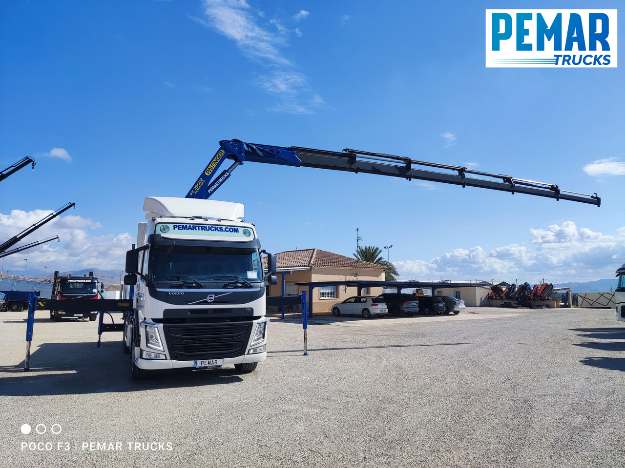 Kamion sa dizalicom VOLVO FM 500 6X2 GRUA CAJA FIJA: slika 7