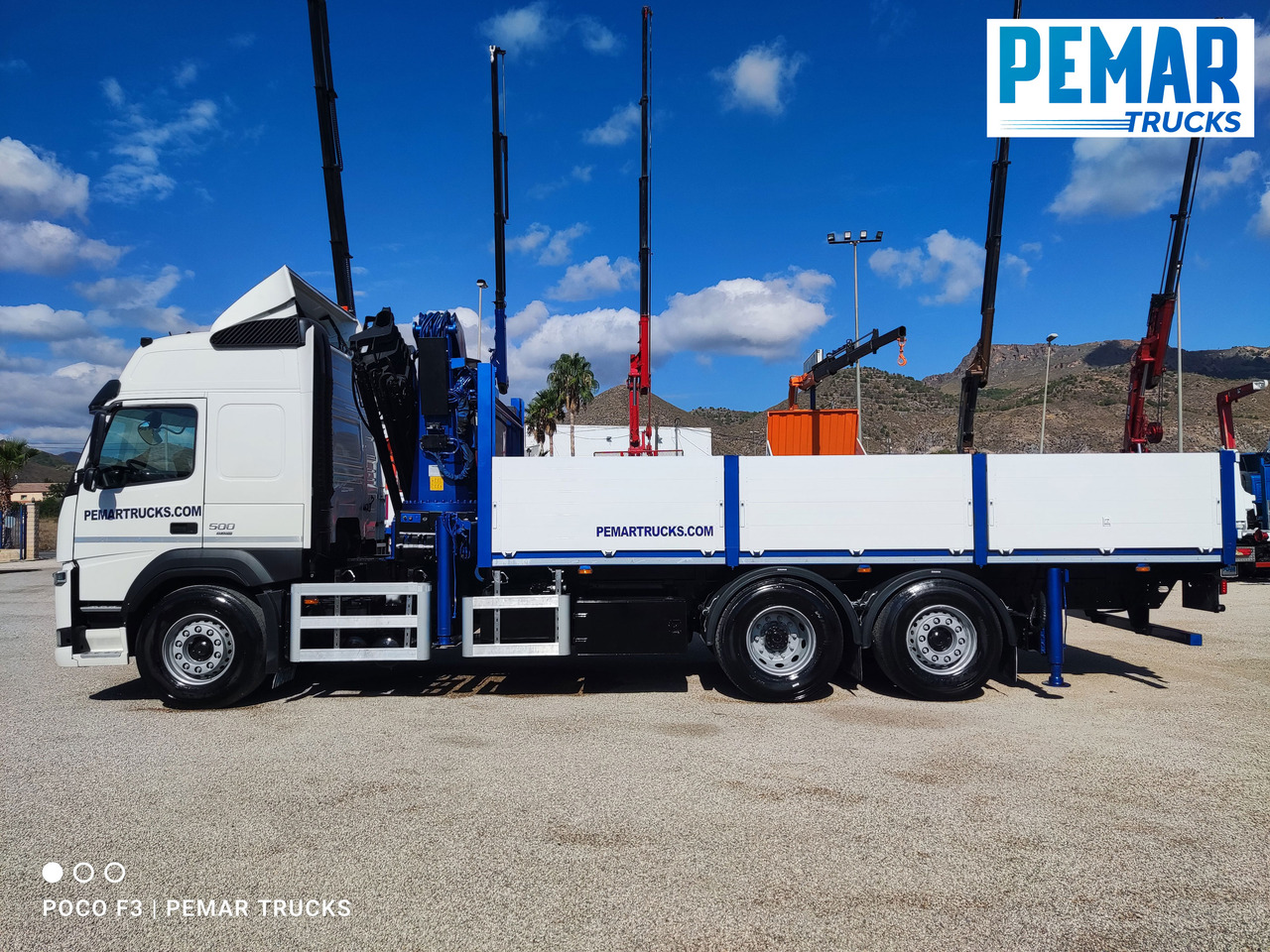 Kamion sa dizalicom VOLVO FM 500 6X2 GRUA CAJA FIJA: slika 19