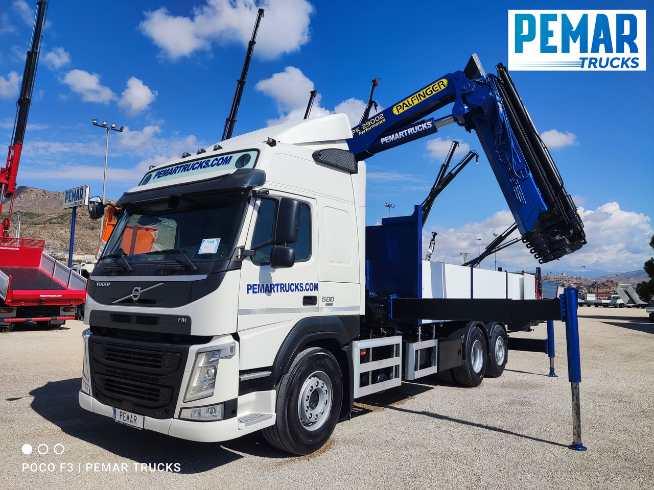 Kamion sa dizalicom VOLVO FM 500 6X2 GRUA CAJA FIJA: slika 10