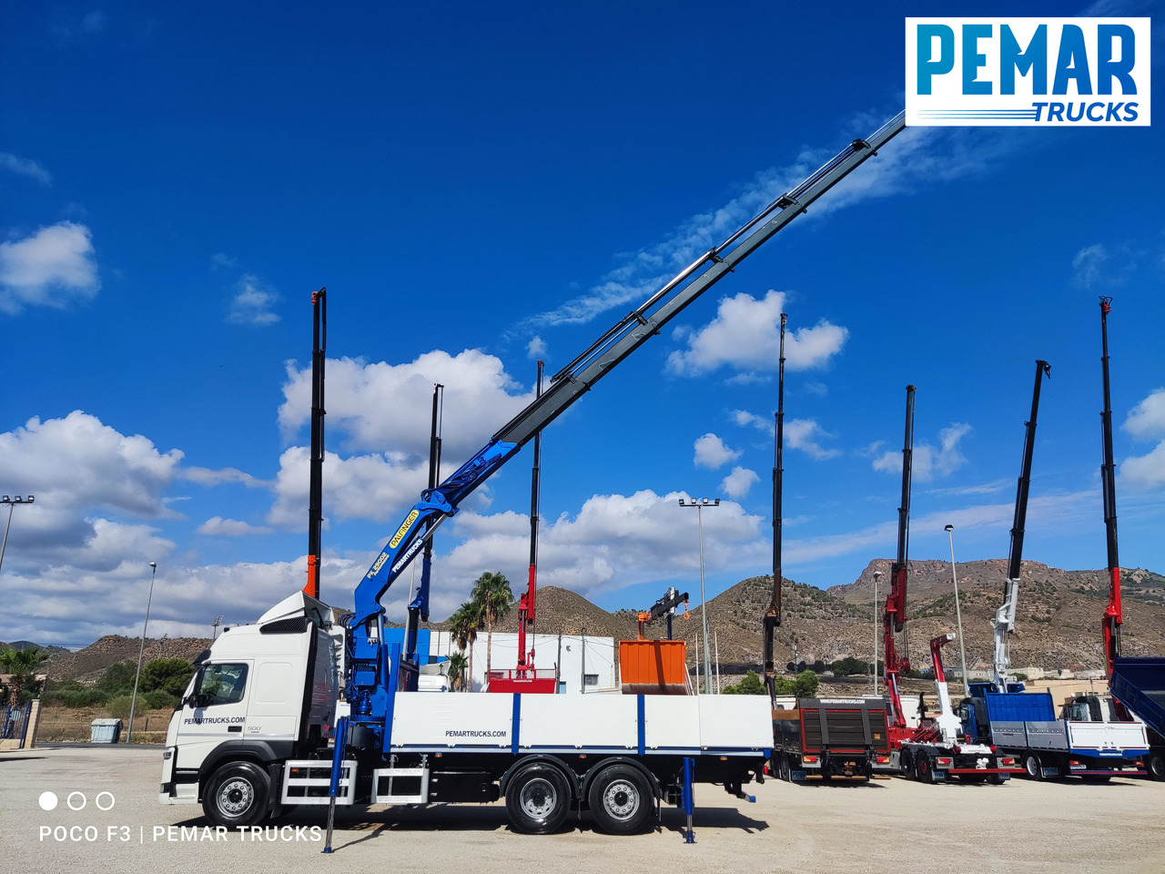 Kamion sa dizalicom VOLVO FM 500 6X2 GRUA CAJA FIJA: slika 5
