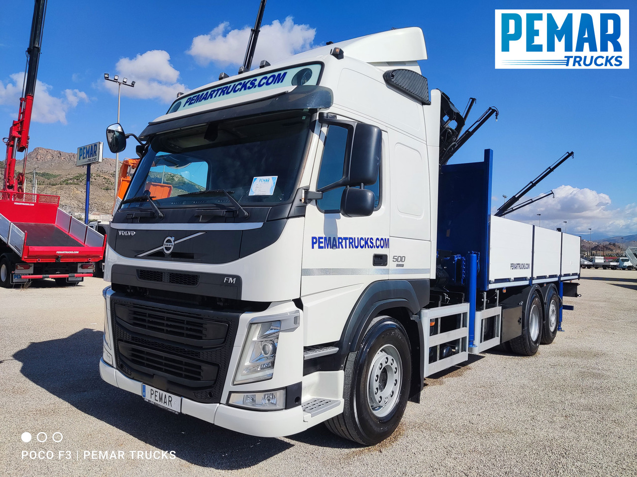 Kamion sa dizalicom VOLVO FM 500 6X2 GRUA CAJA FIJA: slika 12
