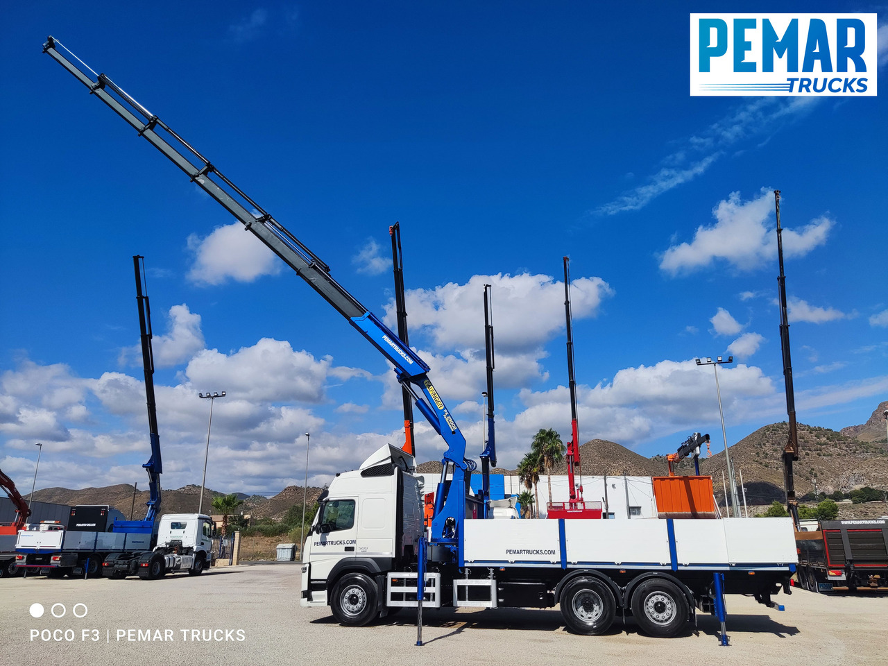 Kamion sa dizalicom VOLVO FM 500 6X2 GRUA CAJA FIJA: slika 6
