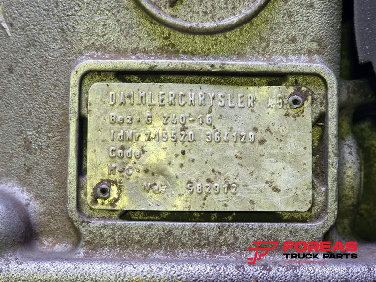 Menjač za Kamion MERCEDES-BENZ ACTROS MP3 G240 - 16 WITH HYDRAULIC LEVER: slika 10