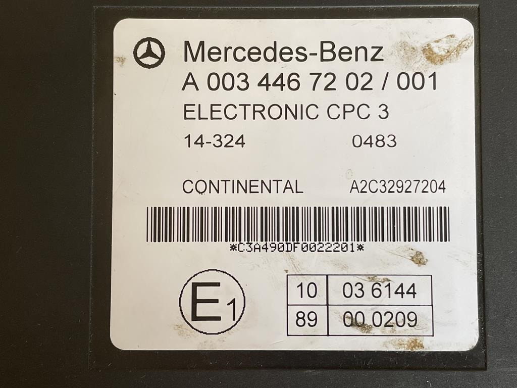MERCEDES-BENZ ACTROS MP4 CPC3 - A 003 446 72 02 - Upravljačka jedinica za Kamion: slika 3 MERCEDES-BENZ ACTROS MP4 CPC3 - A 003 446 72 02 - Upravljačka jedinica za Kamion: slika 3