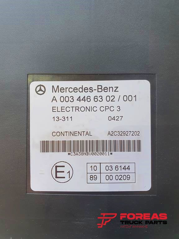 MERCEDES-BENZ CPC3 - A0034466302 - Upravljačka jedinica za Kamion: slika 3 MERCEDES-BENZ CPC3 - A0034466302 - Upravljačka jedinica za Kamion: slika 3