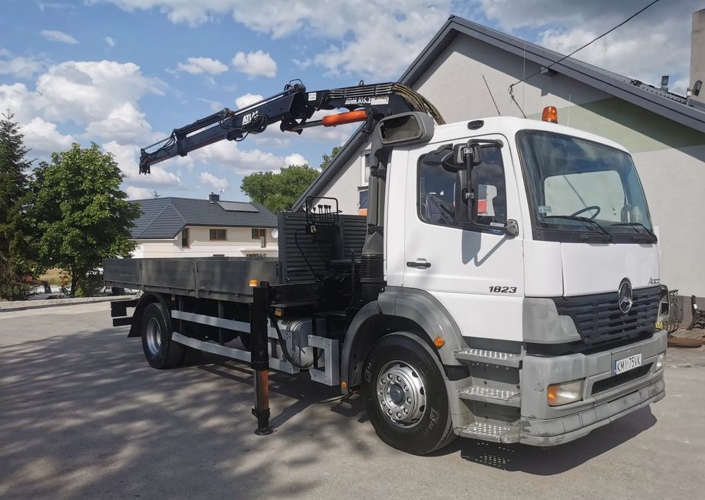 Mercedes-Benz Atego 1823 żuraw HDS Atlas 105.2 koła 315/80R22,5 - Kamion sa tovarnim sandukom, Kamion sa dizalicom: slika 3 Mercedes-Benz Atego 1823 żuraw HDS Atlas 105.2 koła 315/80R22,5 - Kamion sa tovarnim sandukom, Kamion sa dizalicom: slika 3