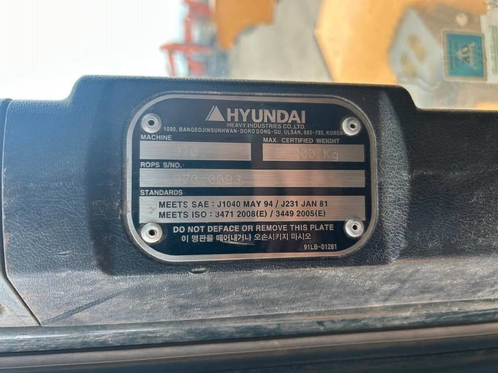Utovarivač točkaš Hyundai HL 970: slika 21