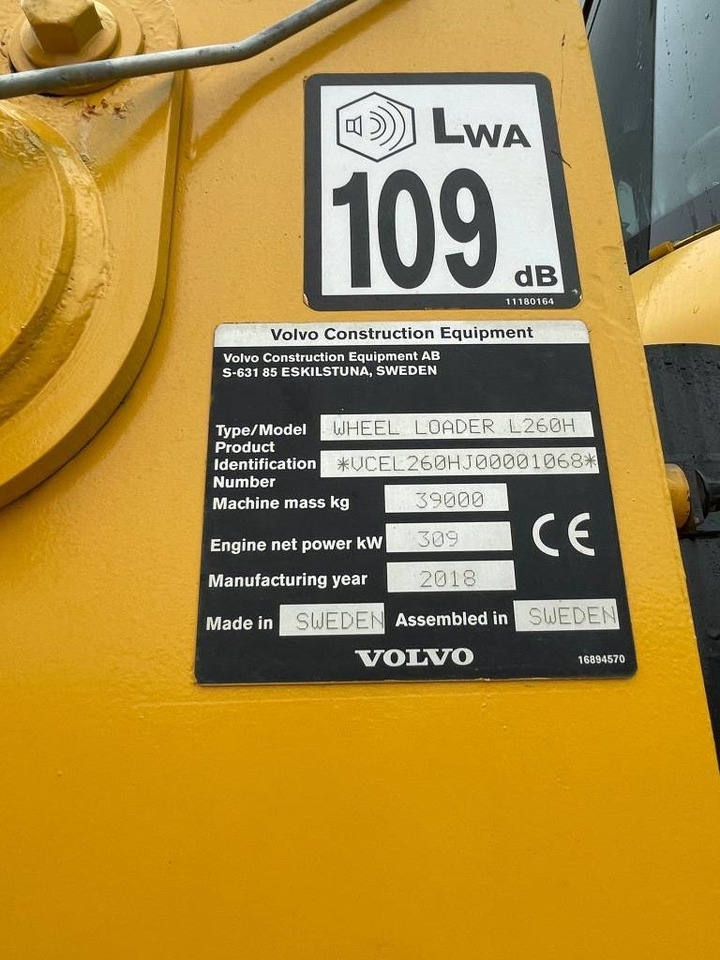 Utovarivač točkaš Volvo L 260 H: slika 10