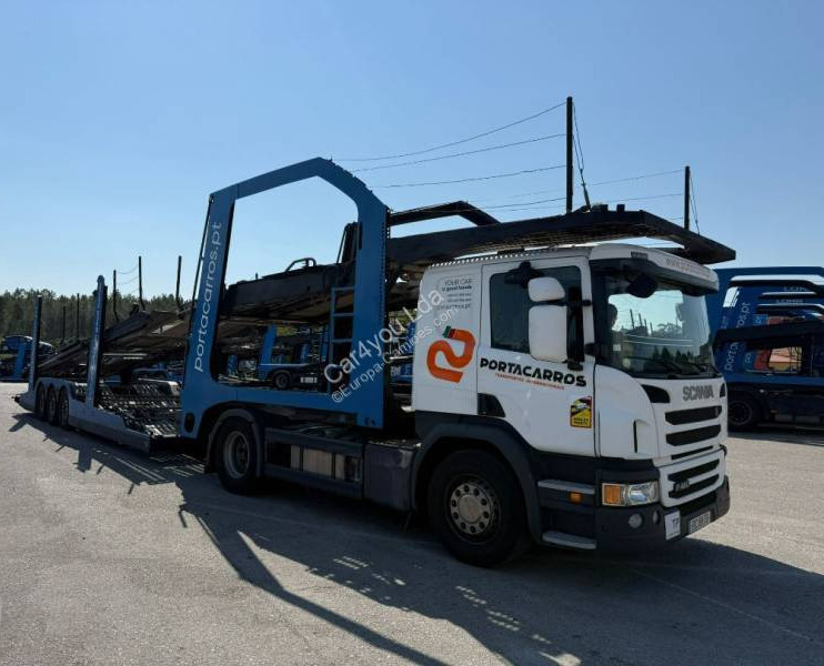 Scania P 450 - Kamion za prevoz automobila, Poluprikolica za prevoz automobila: slika 1 Scania P 450 - Kamion za prevoz automobila, Poluprikolica za prevoz automobila: slika 1