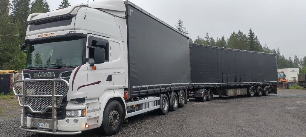 Scania R580 8x4 kapellilava+Dolly+kärry 76tn juna - Kamion sa ceradom: slika 1 Scania R580 8x4 kapellilava+Dolly+kärry 76tn juna - Kamion sa ceradom: slika 1