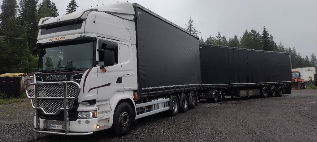 Scania R580 8x4 kapellilava+Dolly+kärry 76tn juna - Kamion sa ceradom: slika 2 Scania R580 8x4 kapellilava+Dolly+kärry 76tn juna - Kamion sa ceradom: slika 2