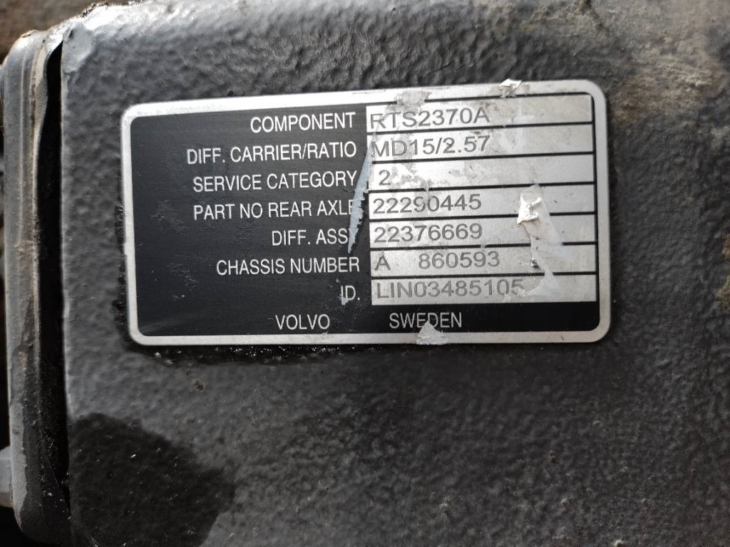 Volvo RTS2370A - Osovina i delovi za Kamion: slika 2 Volvo RTS2370A - Osovina i delovi za Kamion: slika 2