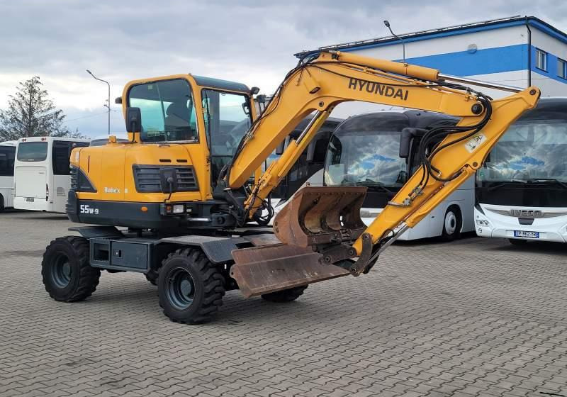 Hyundai ROBEX 55W-9 EXCAVATOR / SPROWADZONY Z FRANCJI - Bager točkaš: slika 1 Hyundai ROBEX 55W-9 EXCAVATOR / SPROWADZONY Z FRANCJI - Bager točkaš: slika 1