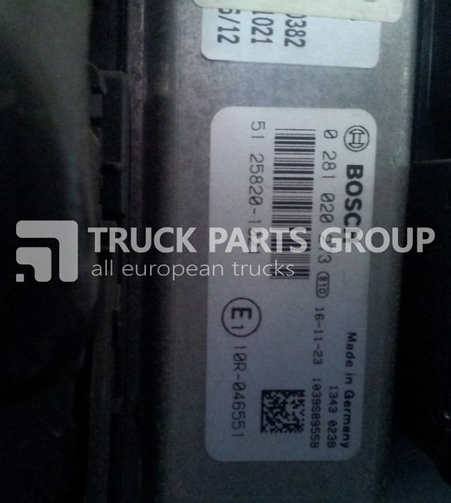 MAN TGA, TGX, TGS, TGM, TGL EURO 6 engine control unit ECU EDC, EDC1 control unit - Upravljačka jedinica za Kamion: slika 2 MAN TGA, TGX, TGS, TGM, TGL EURO 6 engine control unit ECU EDC, EDC1 control unit - Upravljačka jedinica za Kamion: slika 2