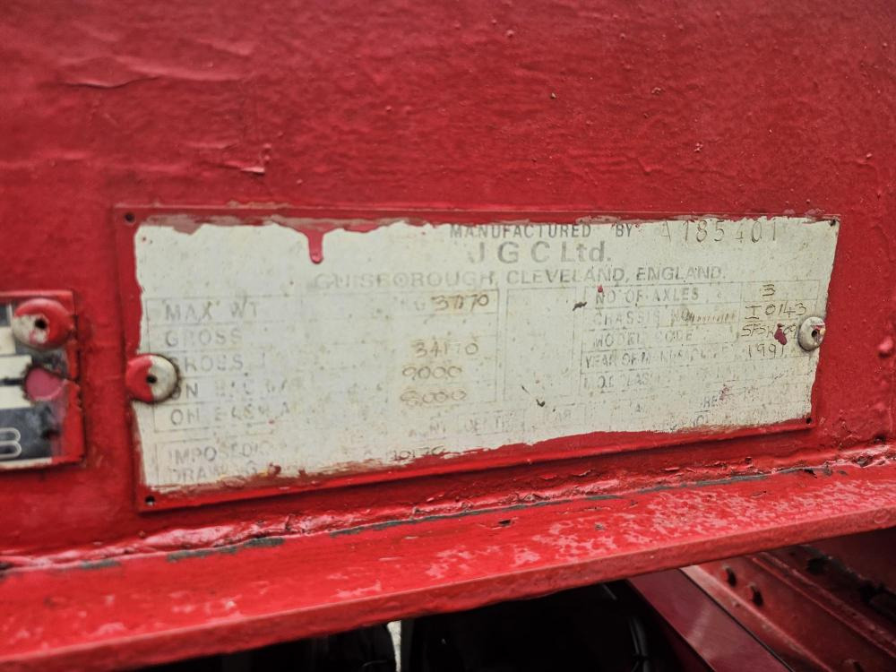 Jgc Tipping skelly - Poluprikolica za prevoz kontejnera/ Poluprikolica sa promenjivim sandukom: slika 2 Jgc Tipping skelly - Poluprikolica za prevoz kontejnera/ Poluprikolica sa promenjivim sandukom: slika 2