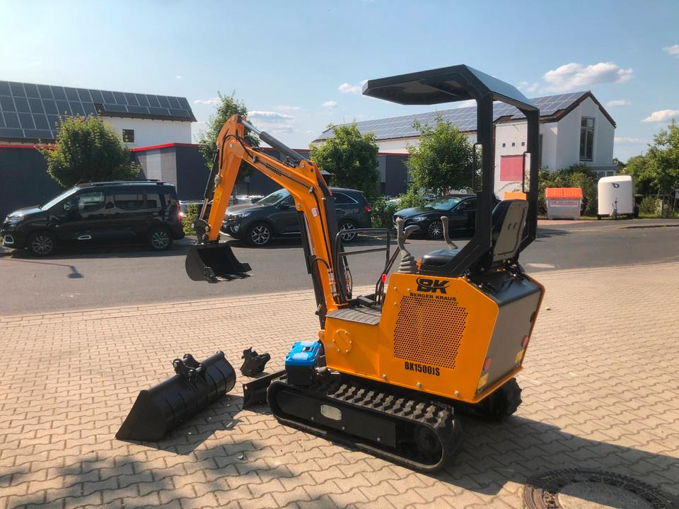 Minibagger BK1500JS *INKL.19% MWST*BERGER KRAUS*KUBOTA *JOYST*SCHAUFELPAKET* - Mini bager: slika 4 Minibagger BK1500JS *INKL.19% MWST*BERGER KRAUS*KUBOTA *JOYST*SCHAUFELPAKET* - Mini bager: slika 4