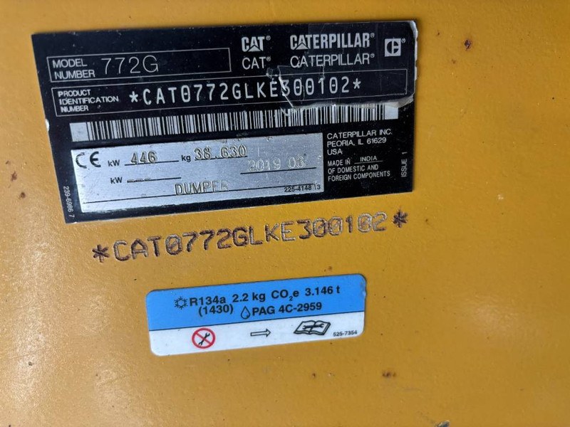 Cat 772G - Kiper sa krutom šasijom/ Kiper za kamen: slika 5 Cat 772G - Kiper sa krutom šasijom/ Kiper za kamen: slika 5