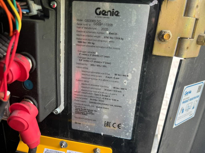 Lift u obliku makaza Genie GS 3369 DC: slika 6 Lift u obliku makaza Genie GS 3369 DC: slika 6