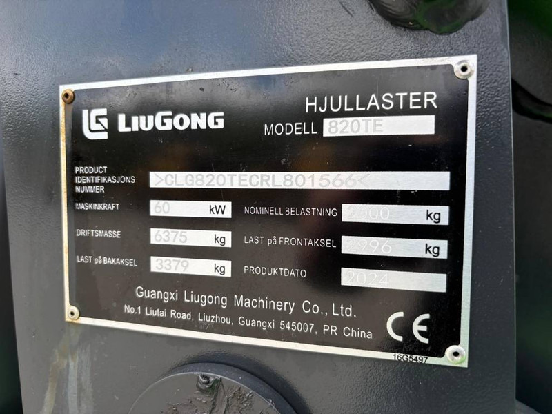 LIUGONG 820 TE Electric - Utovarivač točkaš: slika 5 LIUGONG 820 TE Electric - Utovarivač točkaš: slika 5