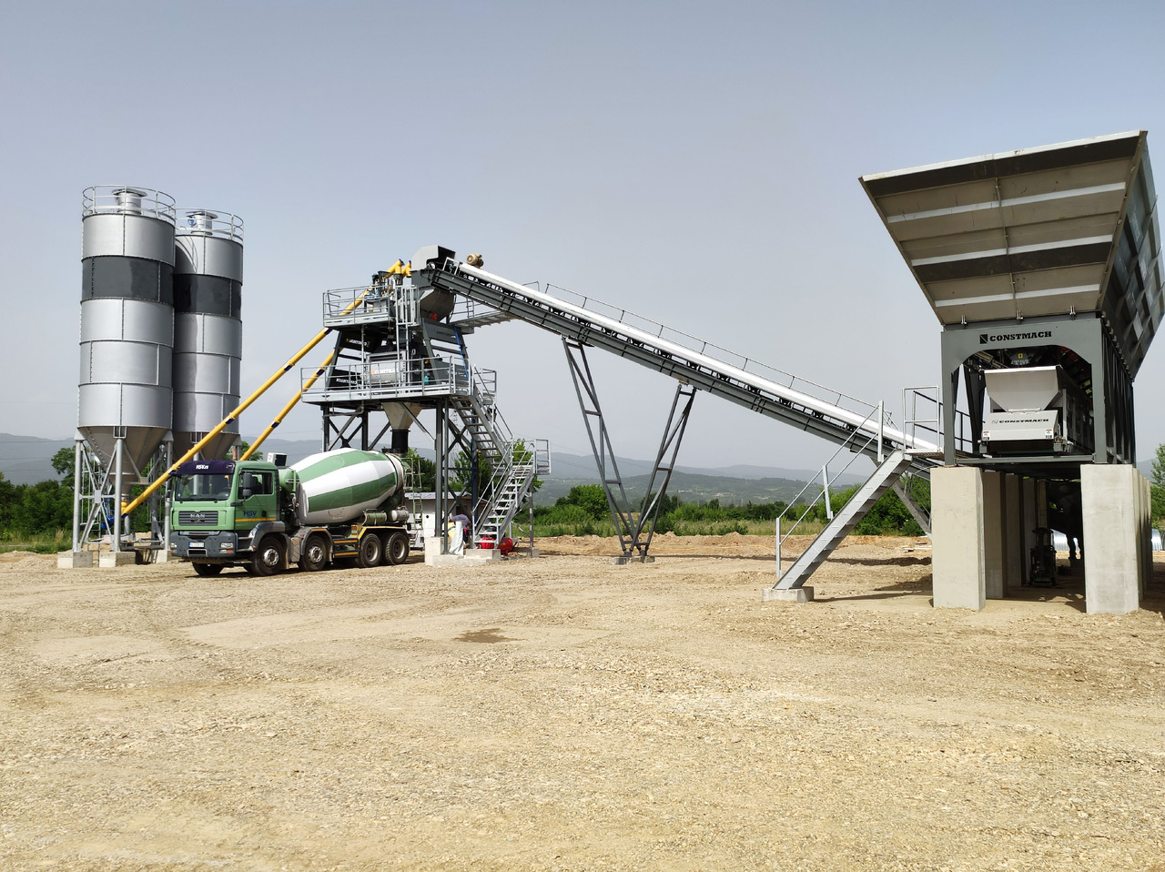Constmach 160 m³/h Stationary Concrete Batching Plant - Fabrika betona: slika 1 Constmach 160 m³/h Stationary Concrete Batching Plant - Fabrika betona: slika 1