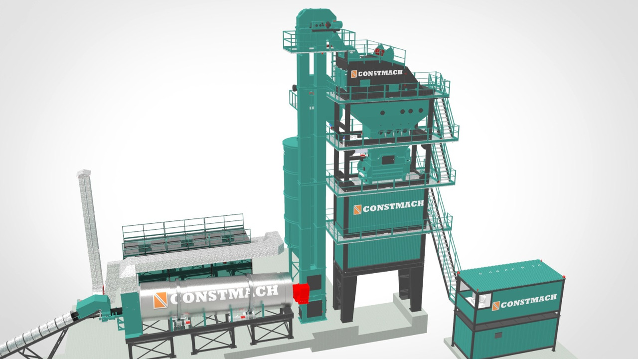 Constmach Centrale D'asphalte Stationnaire Livrée en Stock Garantie 2 ans - Fabrika asfalta: slika 3 Constmach Centrale D'asphalte Stationnaire Livrée en Stock Garantie 2 ans - Fabrika asfalta: slika 3