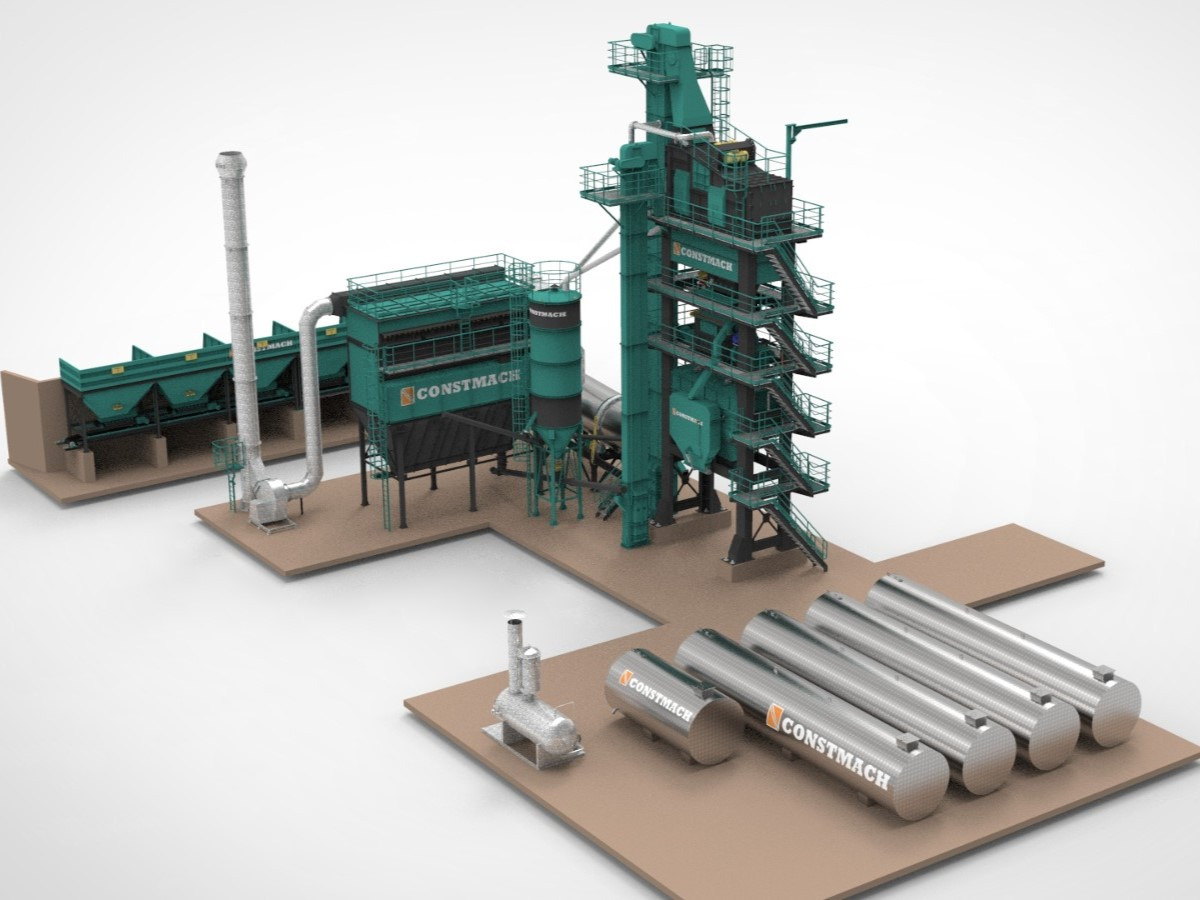 Constmach Centrales D'asphalte Fixes de Type Batch - Fabrika asfalta: slika 1 Constmach Centrales D'asphalte Fixes de Type Batch - Fabrika asfalta: slika 1