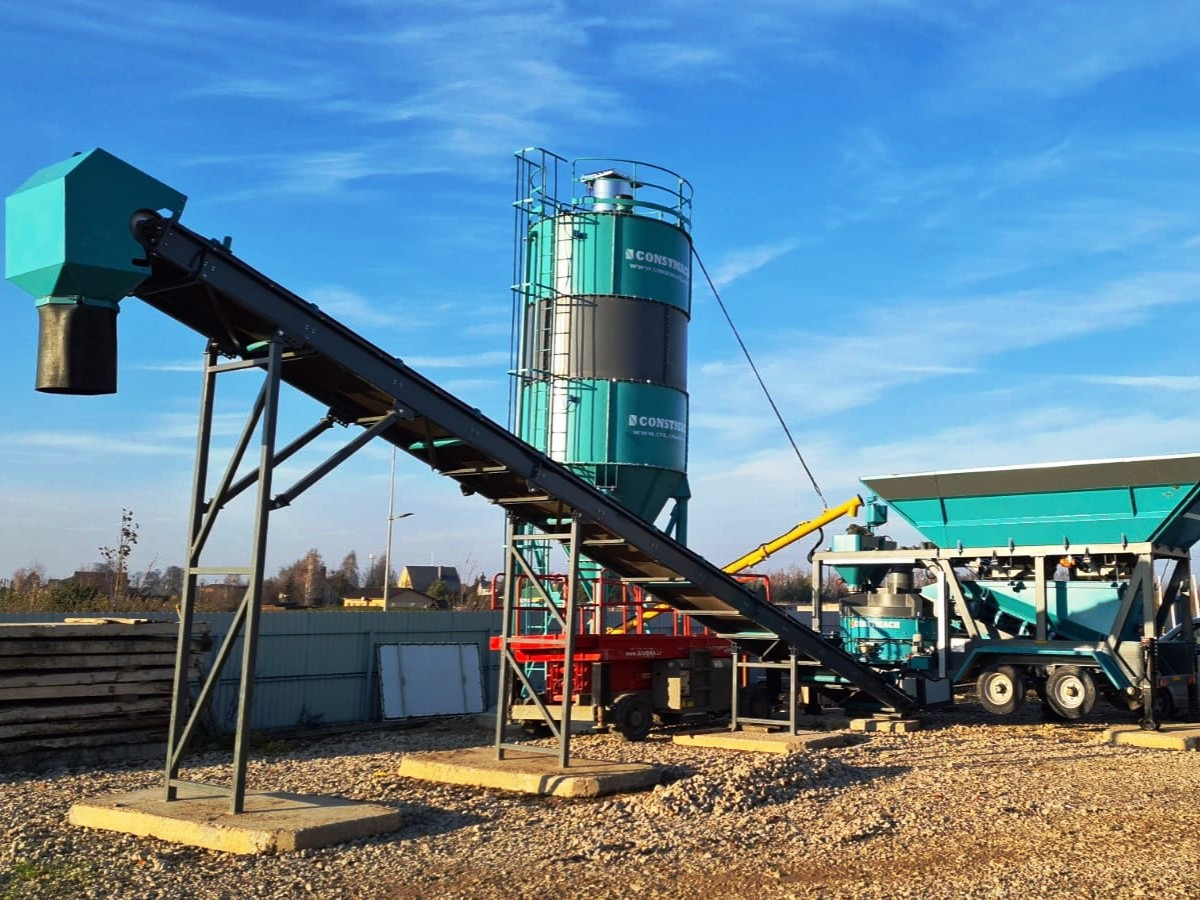 Constmach Small Mobile Concrete Batching Plant 45 m³/h - Fabrika betona: slika 3 Constmach Small Mobile Concrete Batching Plant 45 m³/h - Fabrika betona: slika 3