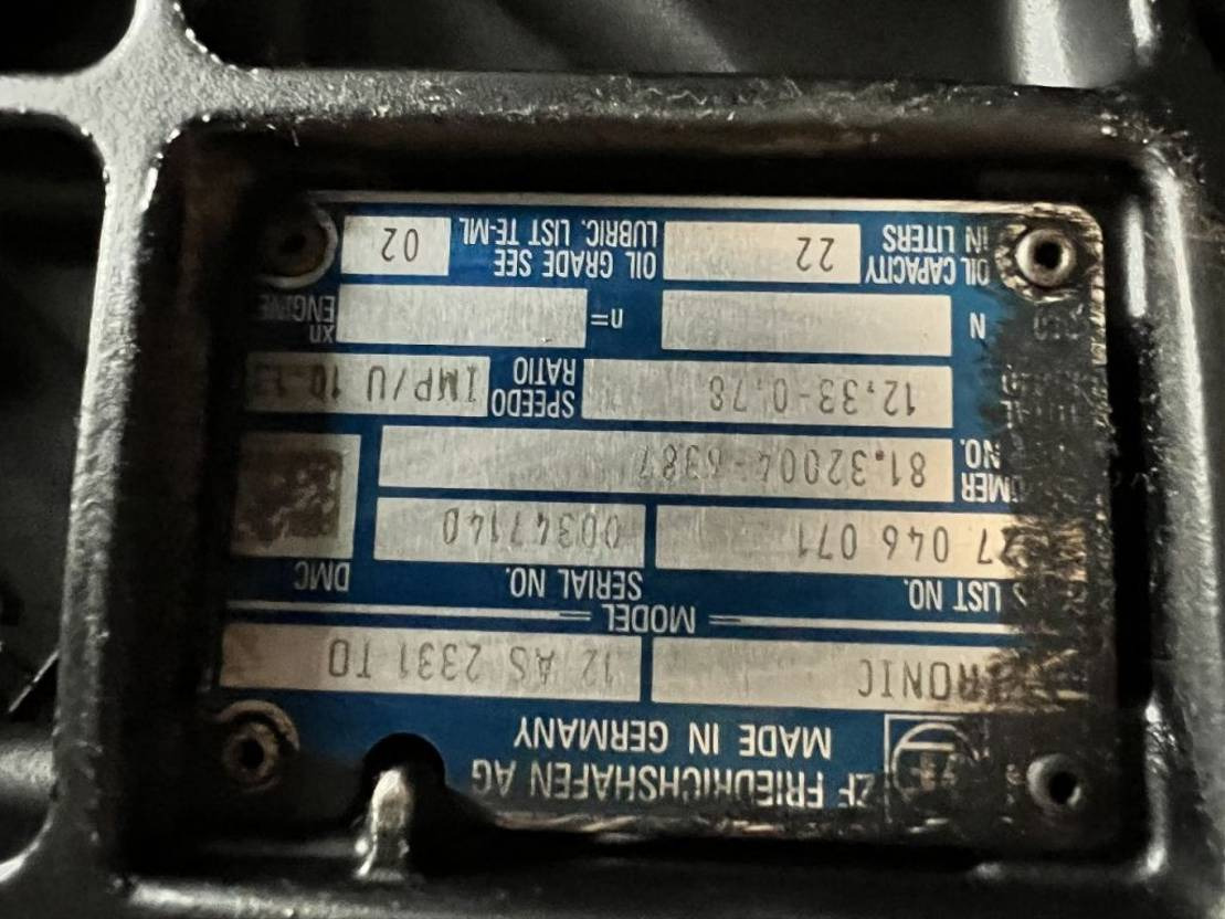 MAN TGA ZF Getriebe 12AS2331 TO - Menjač za Kamion: slika 4 MAN TGA ZF Getriebe 12AS2331 TO - Menjač za Kamion: slika 4