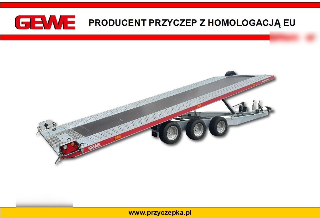 Gewe B3500 - Prikolica za prevoz automobila: slika 1 Gewe B3500 - Prikolica za prevoz automobila: slika 1
