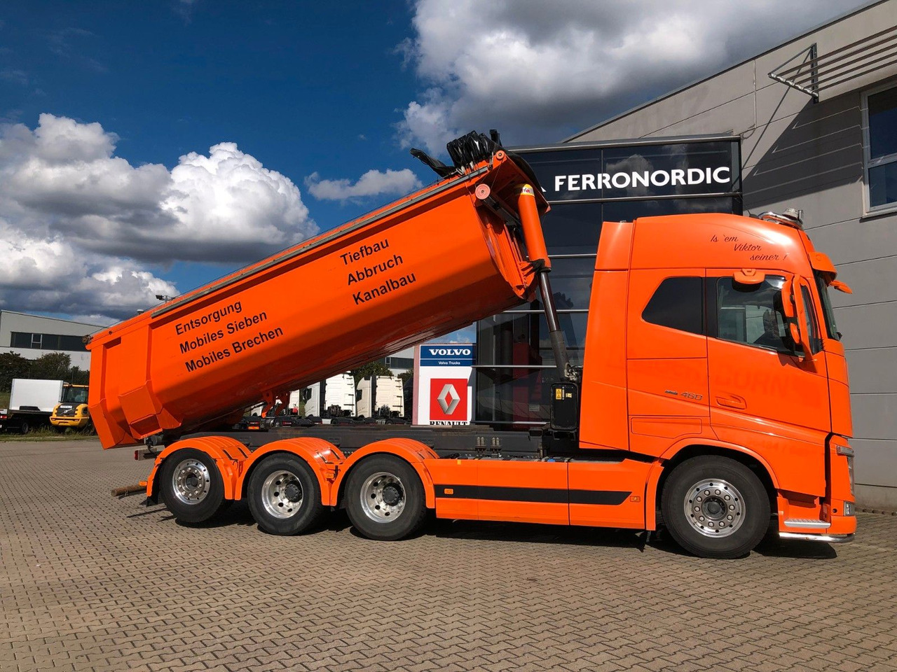 Volvo FH460 8x4 Tridem*Lift+LenkAchse*ALU*AHK*VollLuft - Istovarivač: slika 1 Volvo FH460 8x4 Tridem*Lift+LenkAchse*ALU*AHK*VollLuft - Istovarivač: slika 1