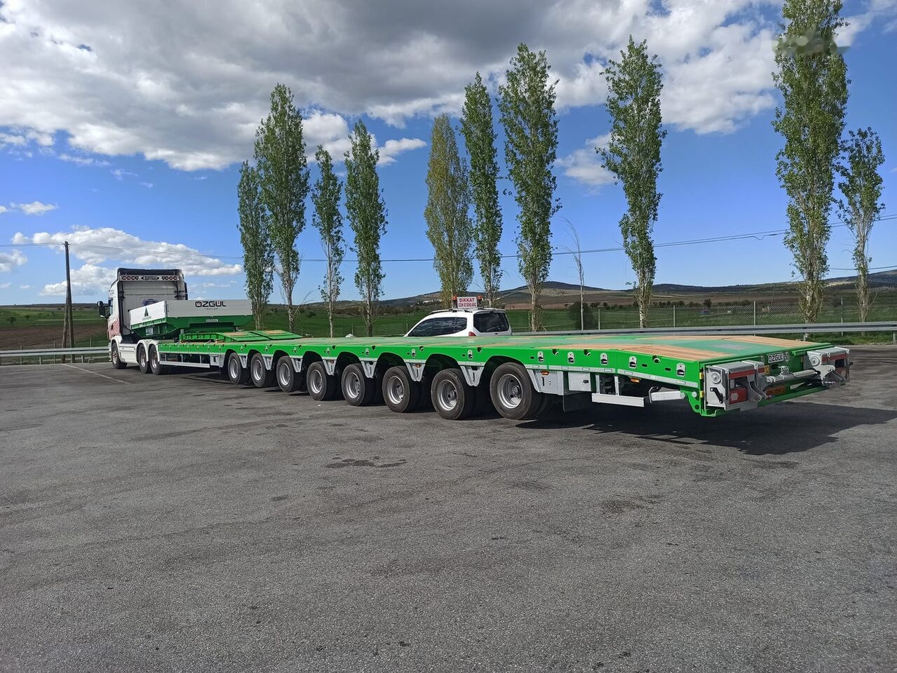Novu Niska prikolica za prevoz za prevoz teških mašina Özgül 8 AXLE LOWBED SEMI TRAILER: slika 16 Novu Niska prikolica za prevoz za prevoz teških mašina Özgül 8 AXLE LOWBED SEMI TRAILER: slika 16