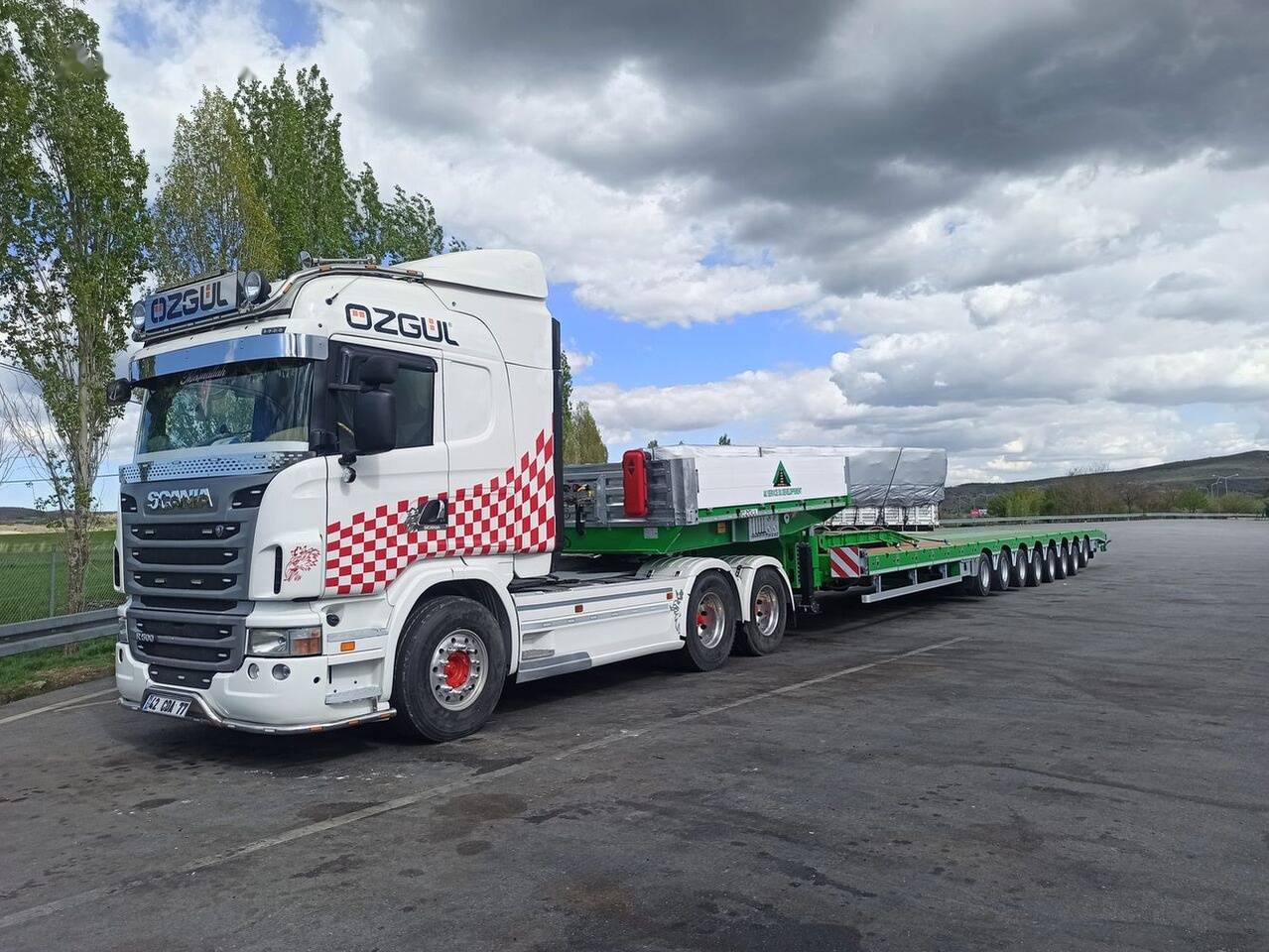 Novu Niska prikolica za prevoz za prevoz teških mašina Özgül 8 AXLE LOWBED SEMI TRAILER: slika 13 Novu Niska prikolica za prevoz za prevoz teških mašina Özgül 8 AXLE LOWBED SEMI TRAILER: slika 13