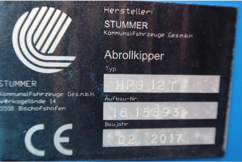 DAF CF 290 Portaalarm, Kipper, Abzetts kipper. Stummer HPG 12T PERFECT CONDITION - Kamion za utovaranje kontejnera: slika 5 DAF CF 290 Portaalarm, Kipper, Abzetts kipper. Stummer HPG 12T PERFECT CONDITION - Kamion za utovaranje kontejnera: slika 5