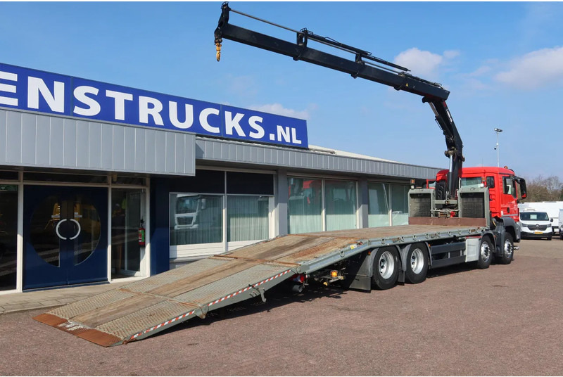 MAN TGS 35.360 8x2 Oprijwagen + HIAB 228 E 3 kraan. Radio grafisch + winch - Kamion za prevoz automobila, Kamion sa dizalicom: slika 3 MAN TGS 35.360 8x2 Oprijwagen + HIAB 228 E 3 kraan. Radio grafisch + winch - Kamion za prevoz automobila, Kamion sa dizalicom: slika 3